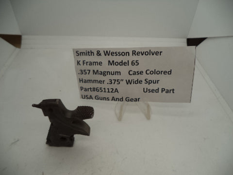 65112A Smith & Wesson K Frame Model 65 Hammer .375" Wide .357 Mag Used Part