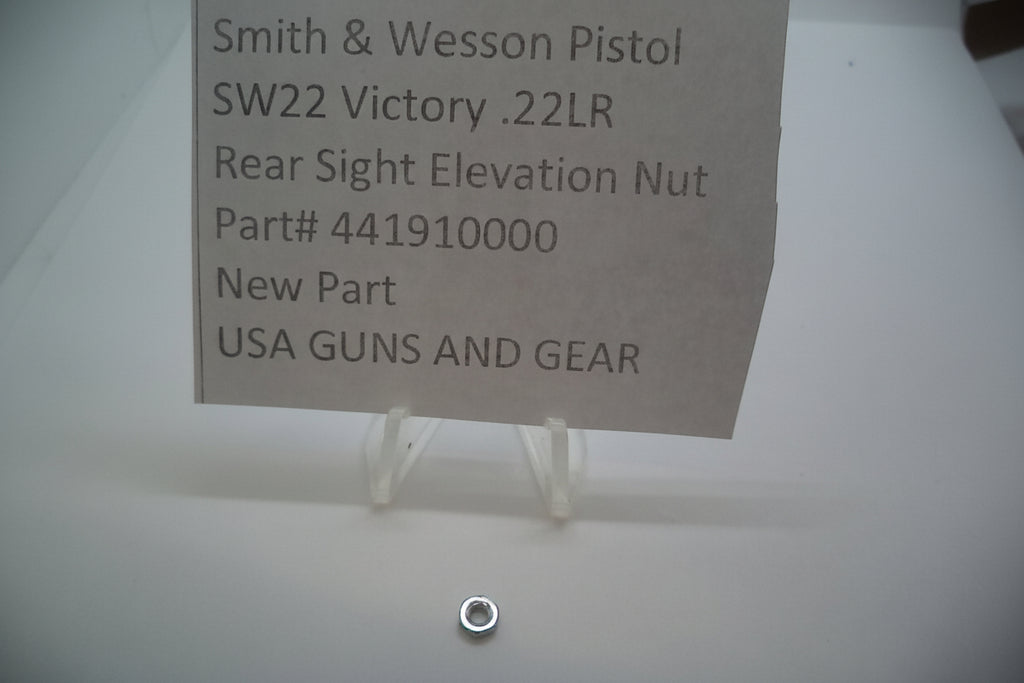 Smith & Wesson SW22 Victory Rear Sight Elevation Nut 441910000