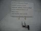 440070000 Smith & Wesson SW22 Victory .22 LR Manual Safety Overmolded