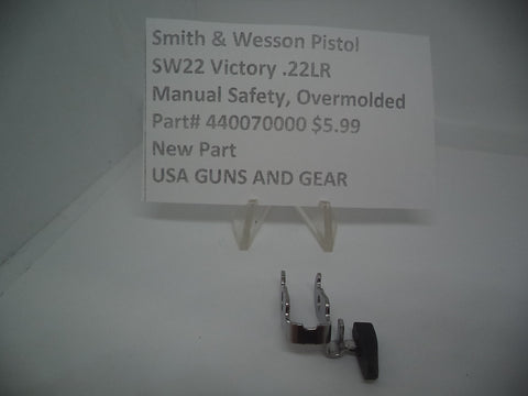 440070000 Smith & Wesson SW22 Victory .22 LR Manual Safety Overmolded