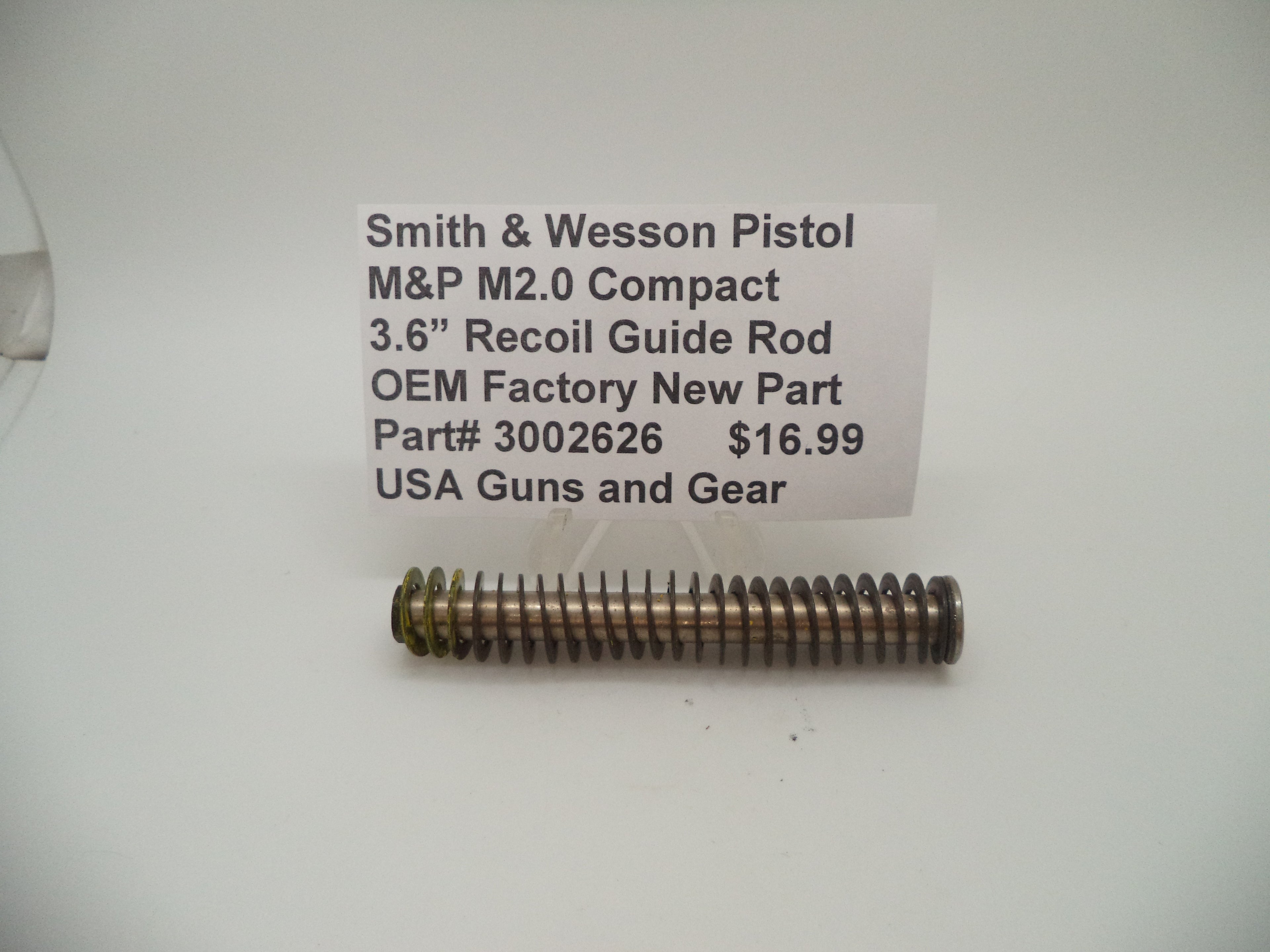 S&W M&P M2.0 Compact Recoil Guide Rod Assembly 3.6" | OEM 3002626