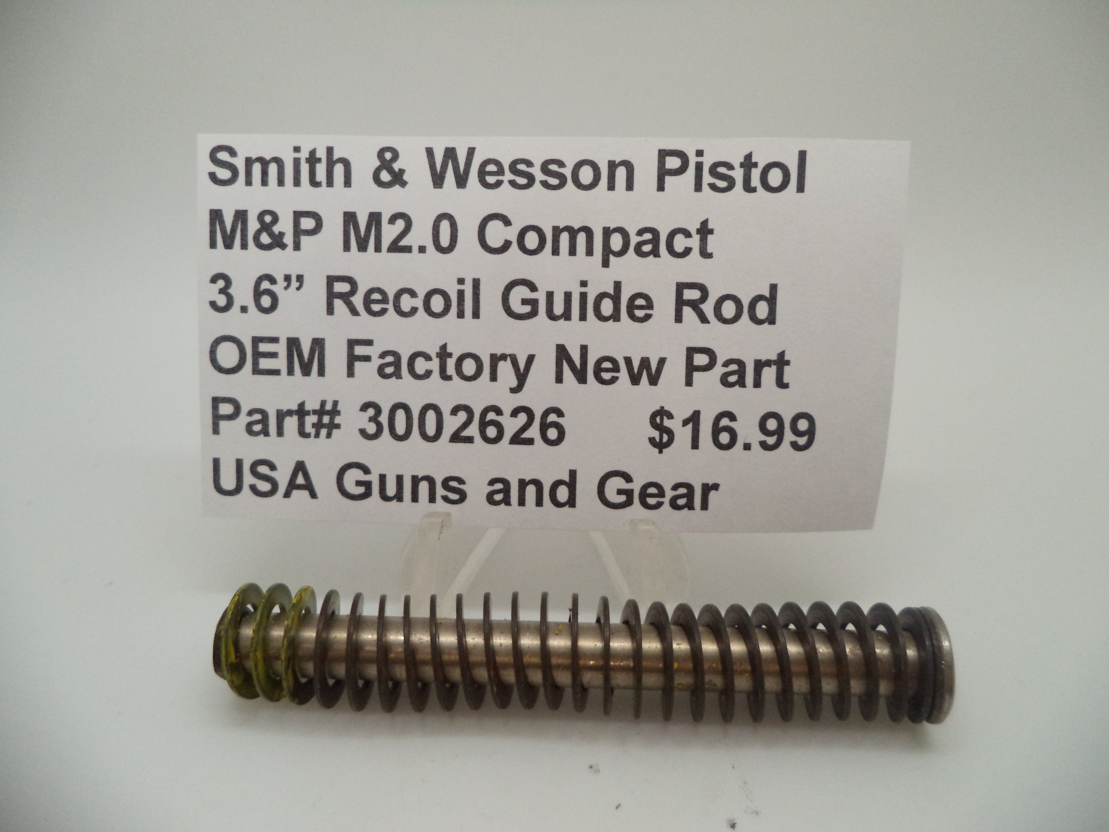 S&W M&P M2.0 Compact Recoil Guide Rod Assembly 3.6" | OEM 3002626