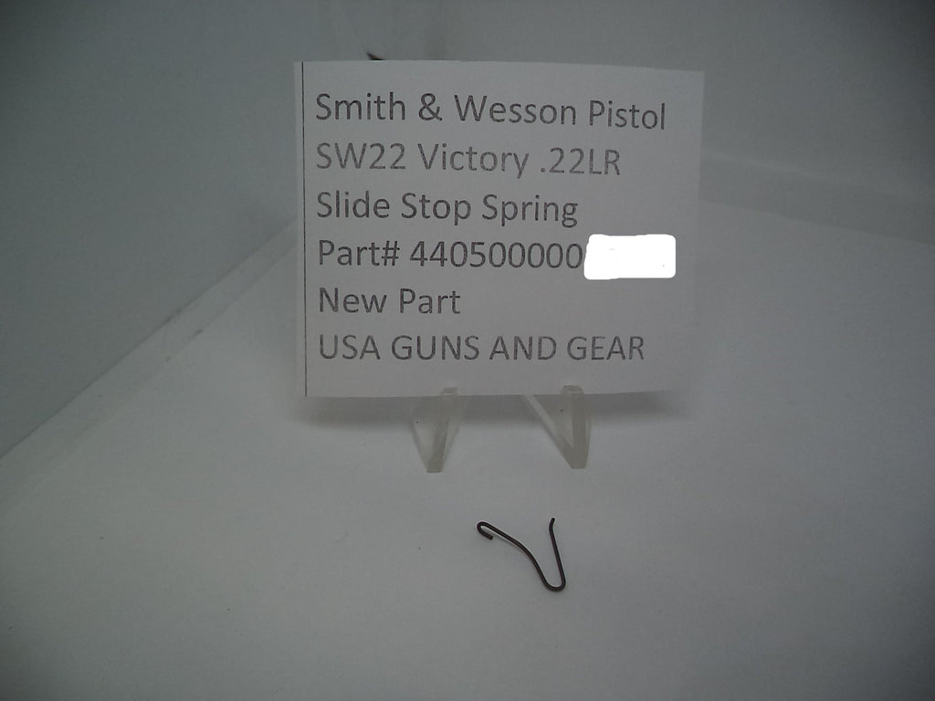 SW22 Victory Slide Stop Spring | Smith & Wesson Part 440500000