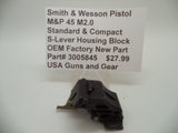 3005845 Smith & Wesson Pistol M&P 45 M2.0 S-Lever Housing Block New