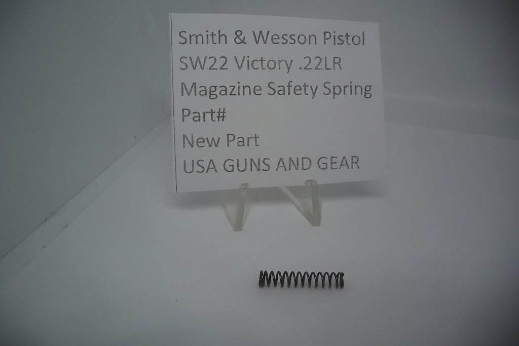 Smith & Wesson SW22 Victory .22 LR Magazine Safety Spring, part number 440560000, displayed on a white background with a label stating the price and part details.