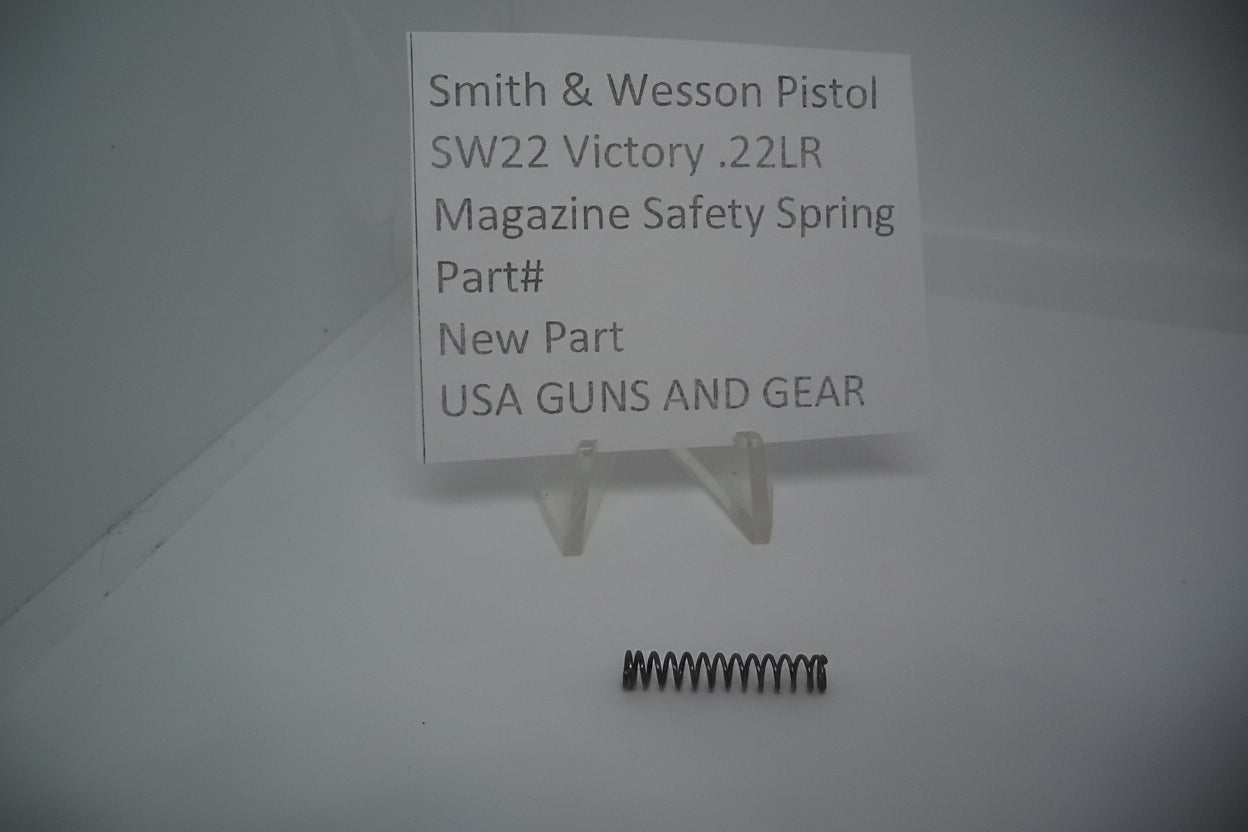 Smith & Wesson SW22 Victory .22 LR Magazine Safety Spring, part number 440560000, displayed on a white background with a label stating the price and part details.