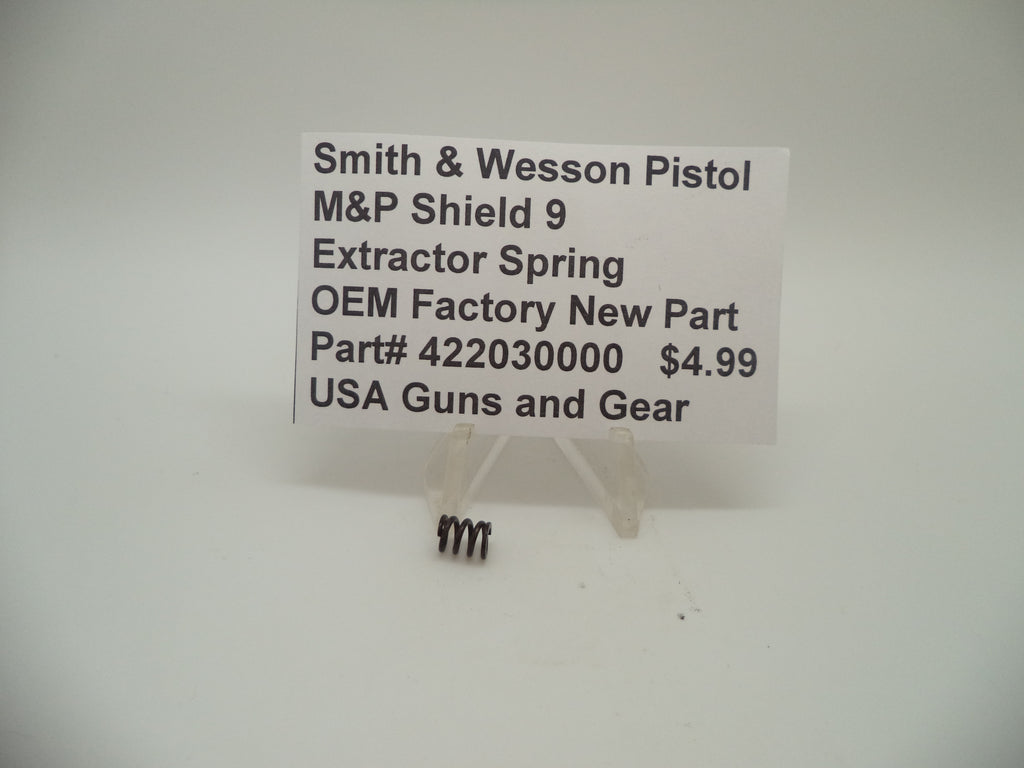 Smith & Wesson M&P Shield 9mm Extractor Spring - Factory OEM 422030000