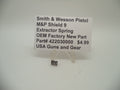 Smith & Wesson M&P Shield 9mm Extractor Spring - Factory OEM 422030000