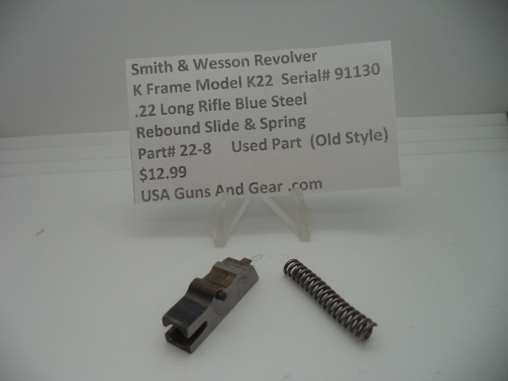 Freedom Arms Derringer Revolver Patriot Model .22 Rebound Slide & Spring 22-8