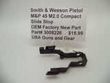 3008226 Smith & Wesson Pistol M&P 45 M2.0 Compact Slide Stop New Part