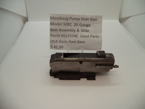 MU7274C Mossberg 20 Gauge Pump Shotgun Model 500C Used Bolt & Slide