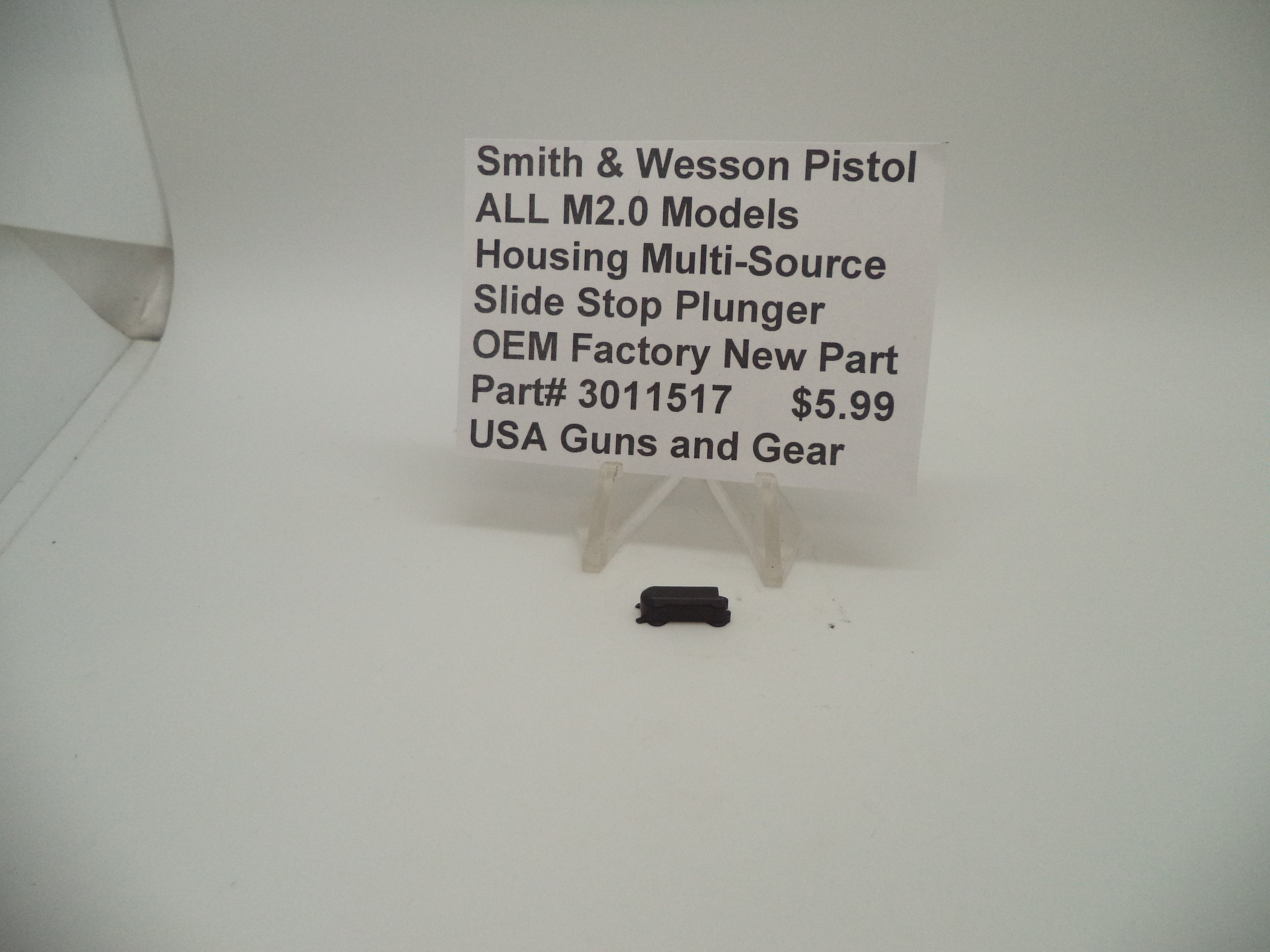 3011517 Smith & Wesson ALL M2.0 Models Housing Multi-Source Slide Stop Plunger