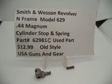 62981C Smith & Wesson N Frame Model 629 Cylinder Stop & Spring .44 Magnum