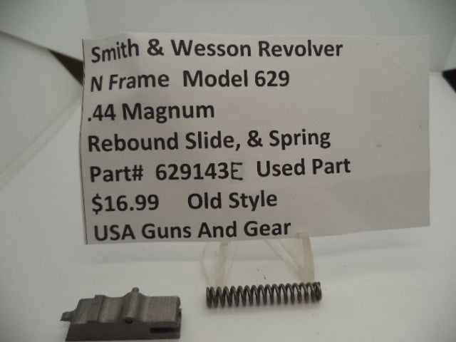 629143E Smith & Wesson N Frame Model 629 Rebound Slide & Spring  .44 Magnum
