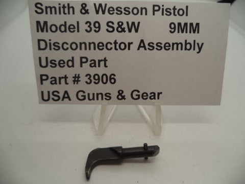 3906 Smith & Wesson Pistol Model 39 S&W Disconnector Assembly 9MM Used