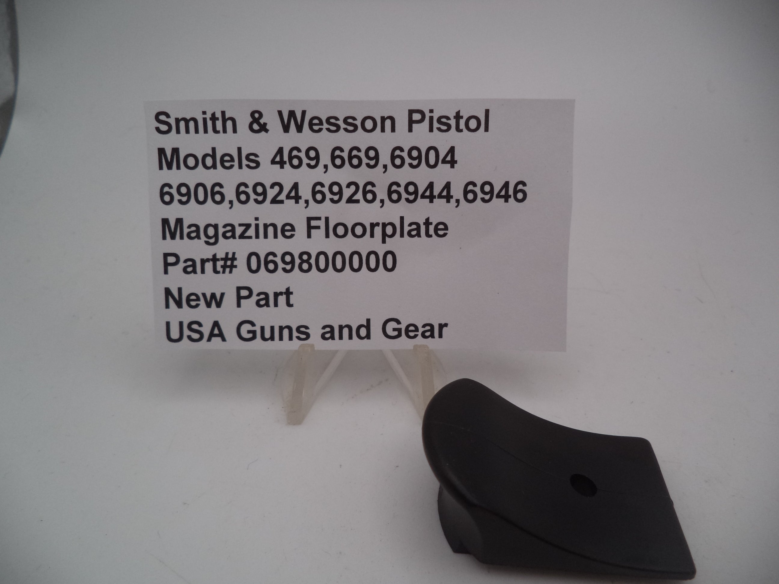069800000 S&W Magazine Buttplate - 469 669 6904 6906 6924 6926 6944 6946