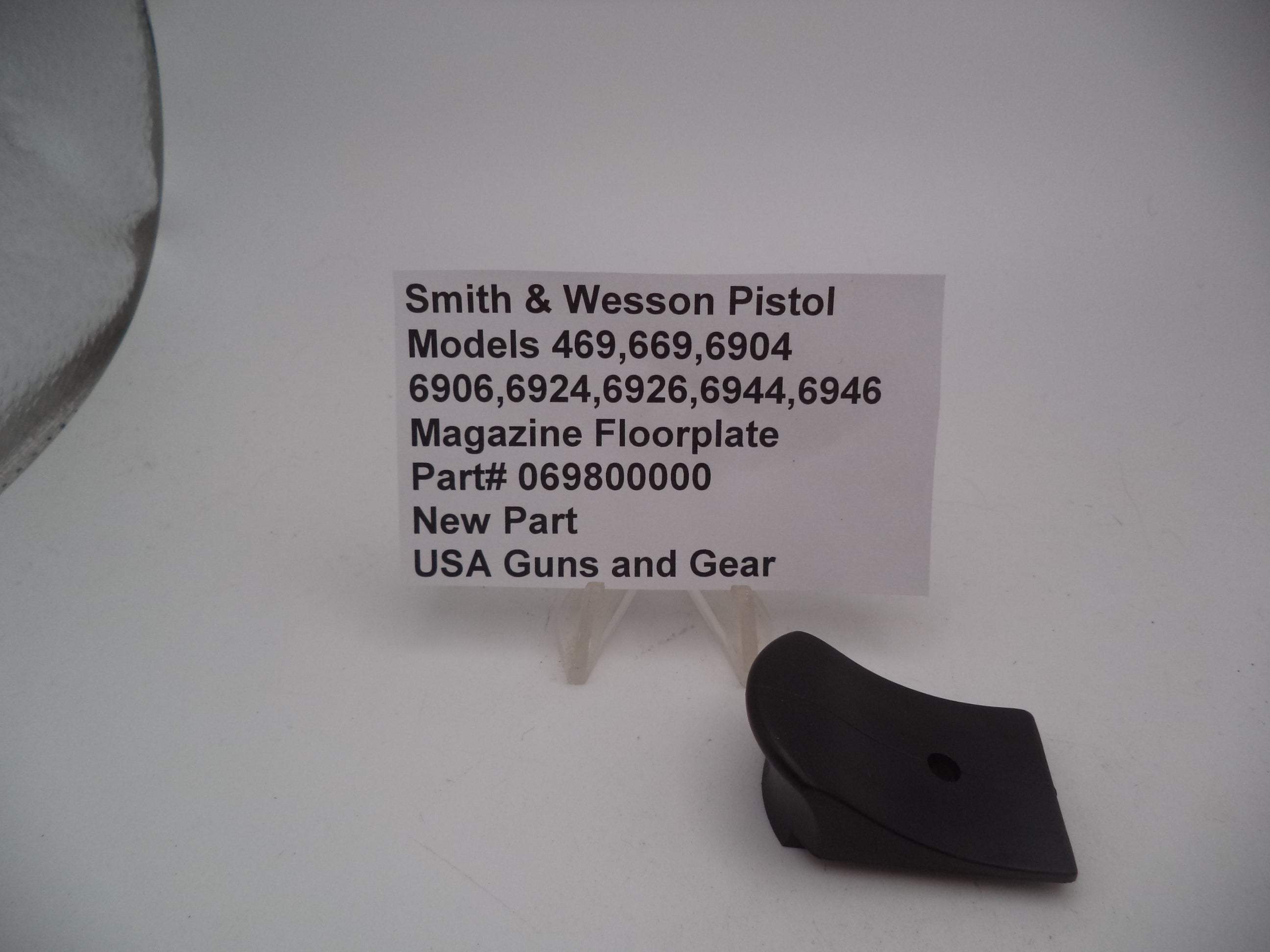 069800000 S&W Magazine Buttplate - 469 669 6904 6906 6924 6926 6944 6946