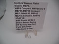 Smith & Wesson M&P/SDVE Striker Return Spring 274240000