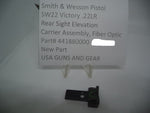 441880000 Smith & Wesson SW22 Victory .22 LR Rear Sight Elevation Carrier Assembly, Fiber Optic