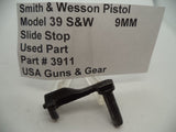 3911 Smith & Wesson Pistol Model 39 S&W Slide Stop 9MM Used Part