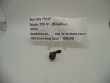 950-35 Beretta Pistol Model 950-BS .25 ACP Safety Blue Steel Used Part