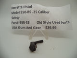 950-35 Beretta Pistol Model 950-BS .25 ACP Safety Blue Steel Used Part