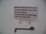 14120 Smith & Wesson K Frame Model 14 to 14-6 Hammer Block Used Part