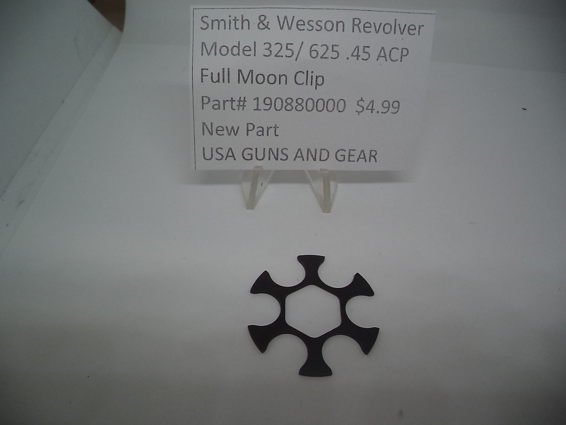 Smith & Wesson Model 325/625 Full Moon Clip - 6-Round .45 ACP