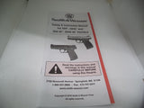 441320000 Smith & Wesson Pistol SD9, SD40, SD9VE, SD40VE Instruction & Safety Manual