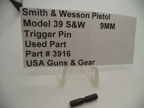 3916 Smith & Wesson Pistol Model 39 S&W Trigger Pin 9MM  Used Part