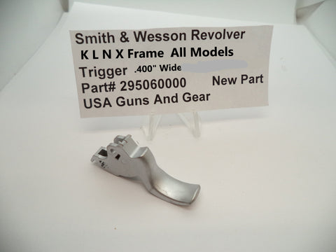 295060000 Smith & Wesson Revolver K L N X Frame All Models Trigger .400" Chrome