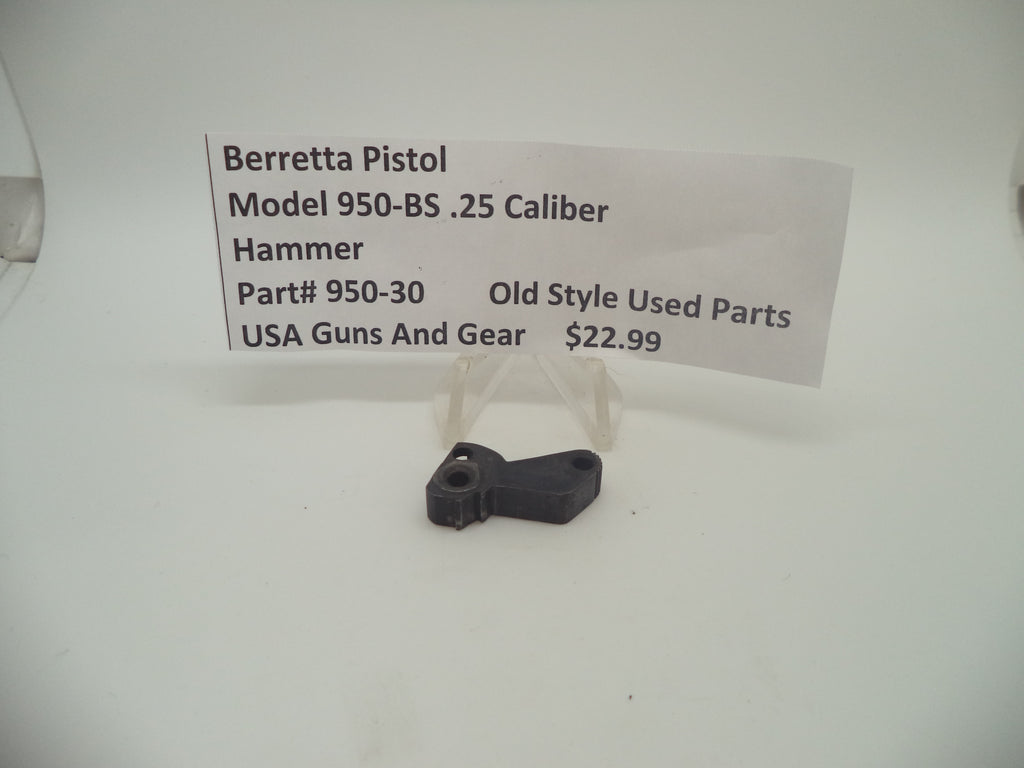 950-30 Beretta Pistol Model 950-BS .25 ACP Hammer Blue Steel Used Part