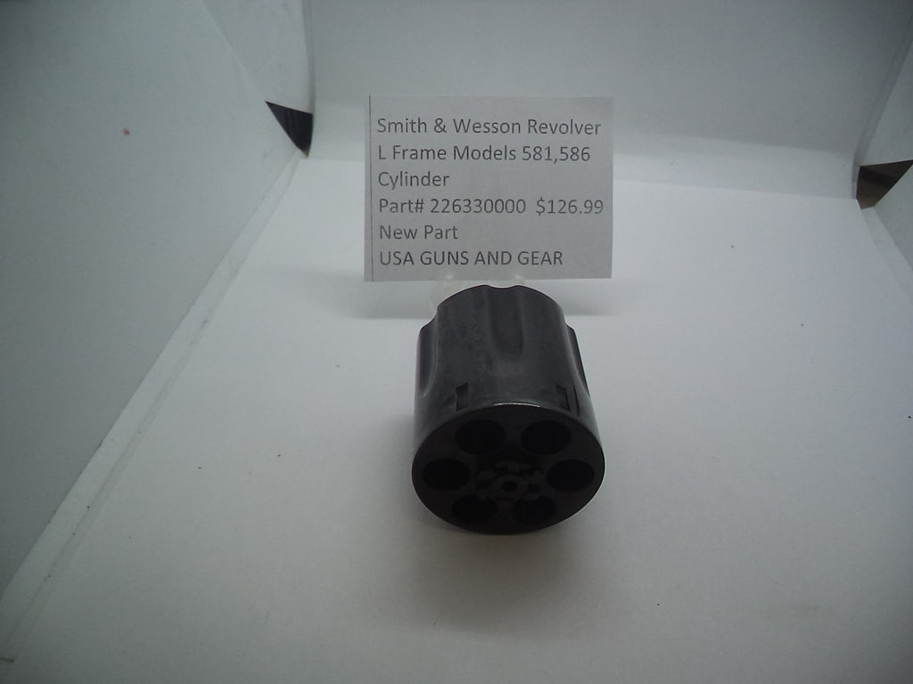 Smith & Wesson L Frame Cylinder Assembly Blued 6-Shot .357 Magnum - Models 581, 586 - 226330000