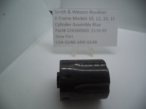 226360000 Smith & Wesson K Frame Models 10,12,,14,15  .38 SPL. Cylinder Blued