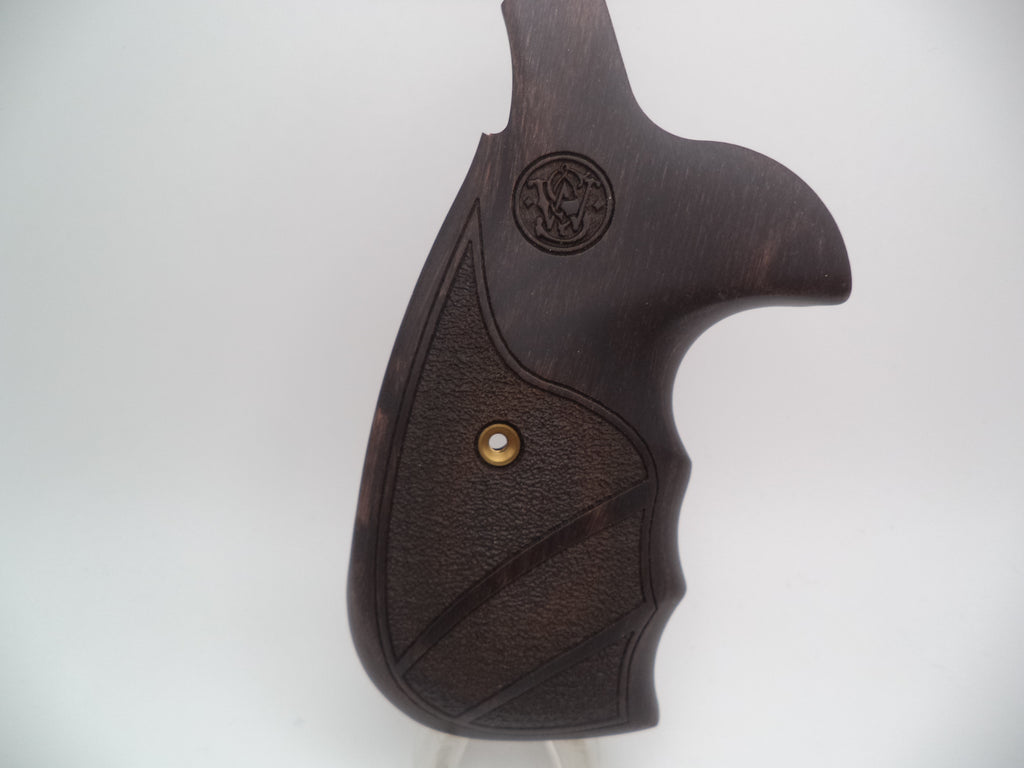 Smith & Wesson N Frame Wood Grips with Hardware - Round Butt Only - Factory New Part 3009703