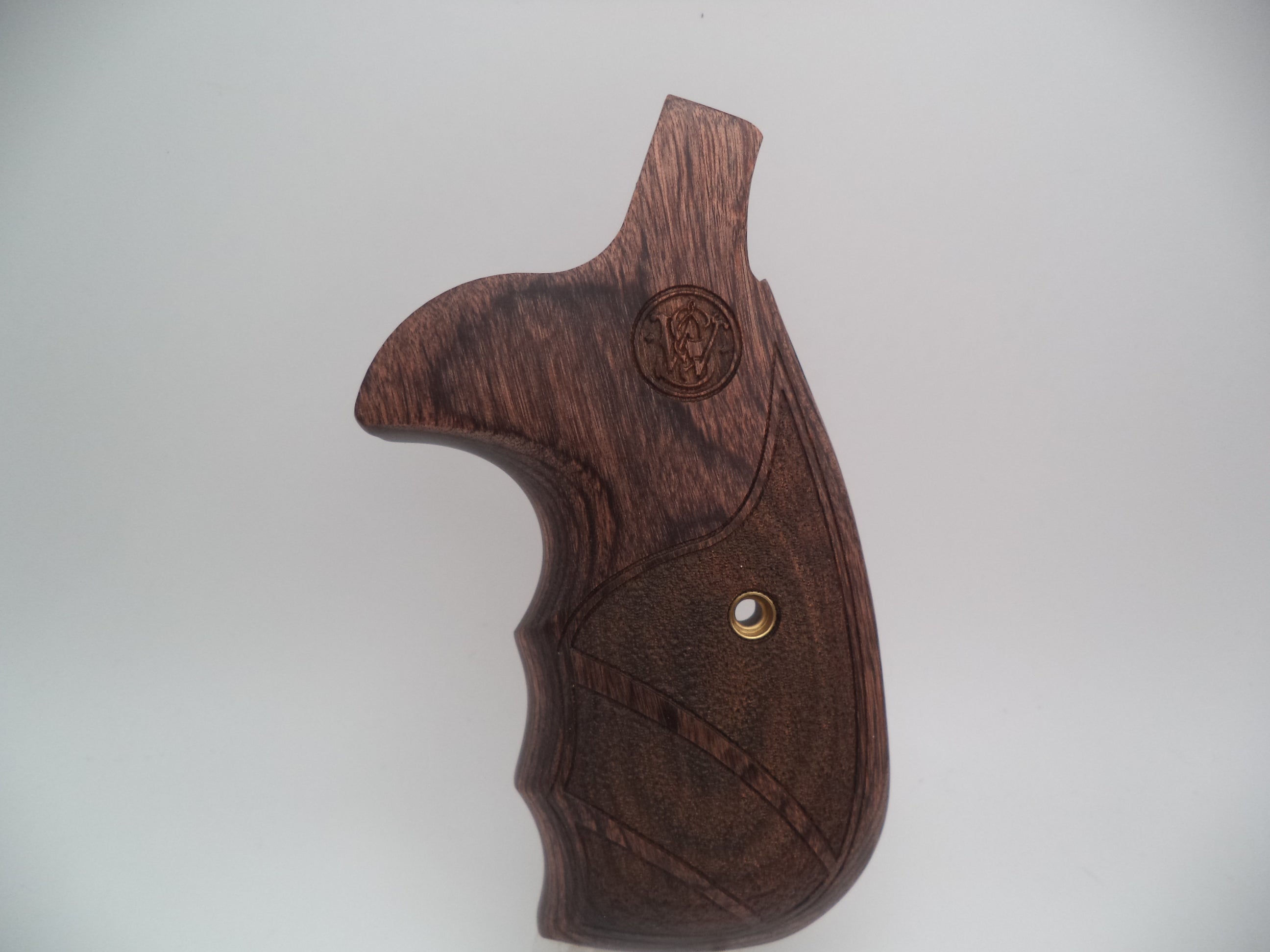Smith & Wesson N Frame Wood Grips with Hardware - Round Butt Only - Factory New Part 3009703