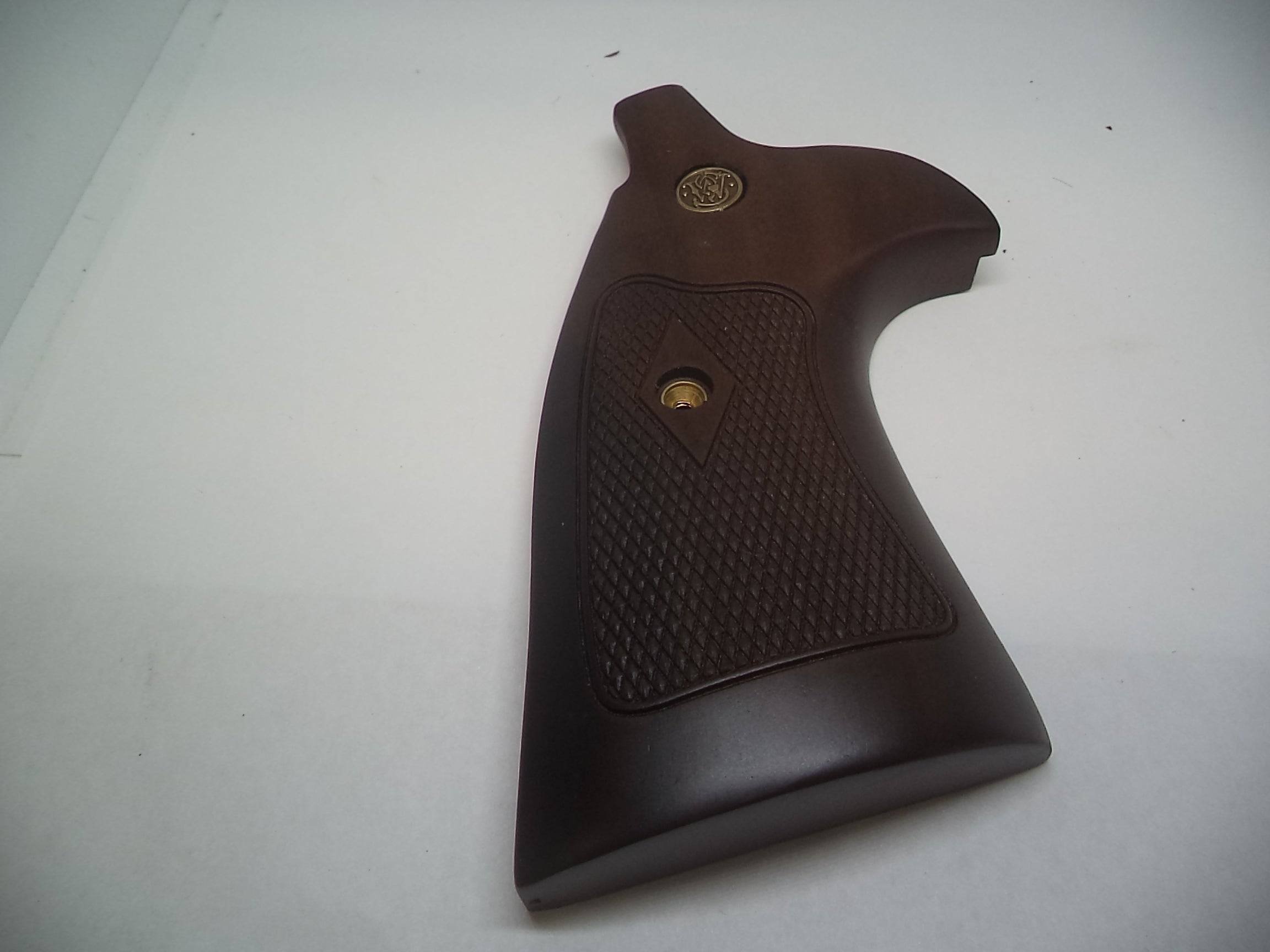 297380000 S&W N Frame Checkered Rosewood Grips Square Butt