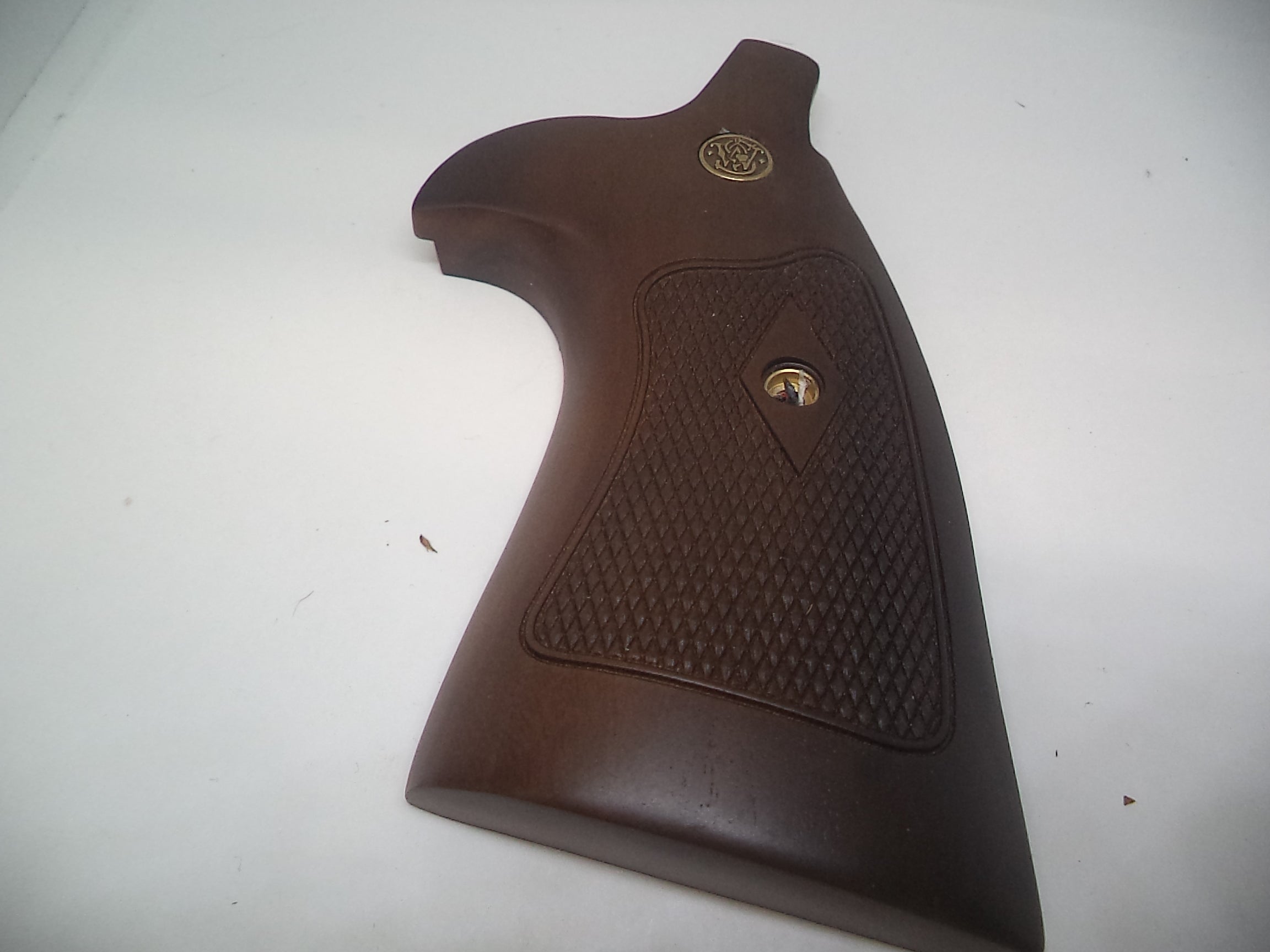 297380000 S&W N Frame Checkered Rosewood Grips Square Butt