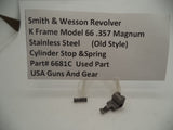 6681C Smith & Wesson K Frame Model 66 Cylinder Stop & Spring .357 Magnum