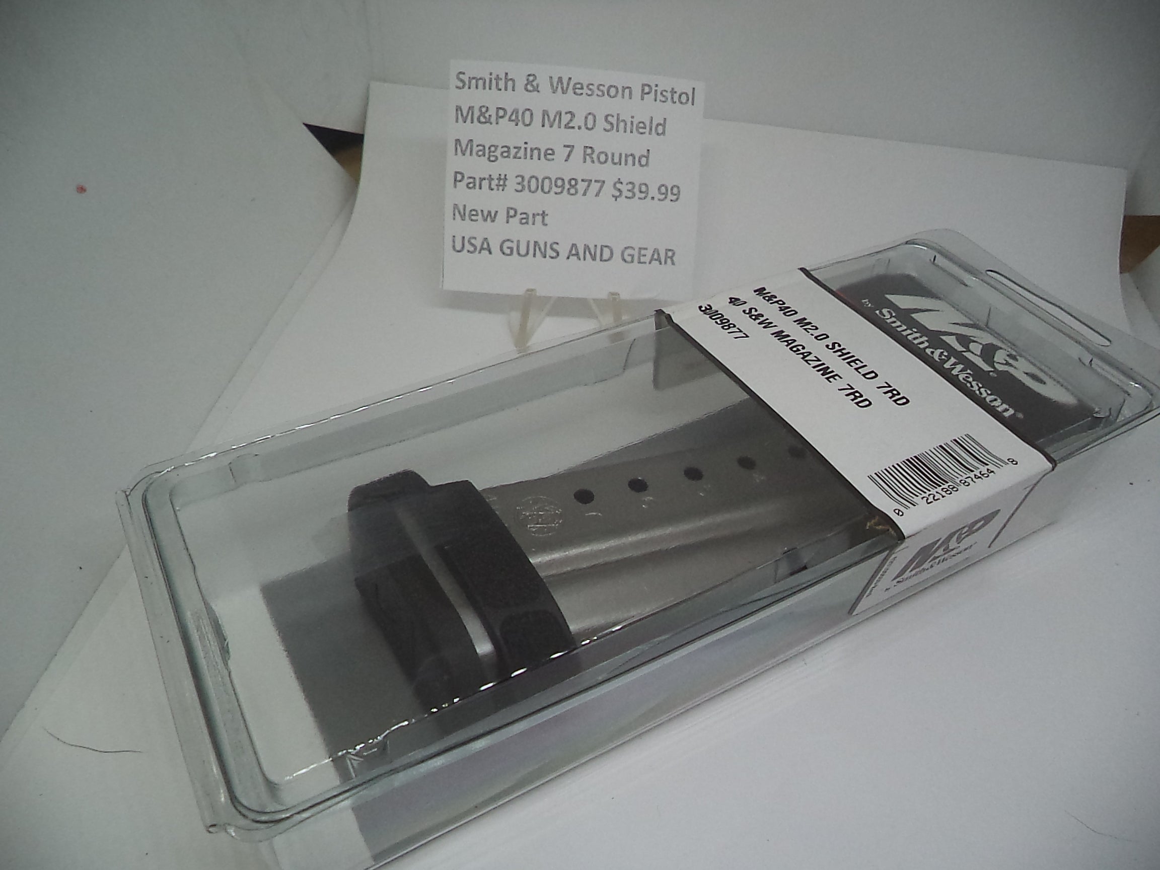 Smith & Wesson M&P 40 M2.0 Shield Magazine - 7 Round .40 S&W - Factory OEM 3009877