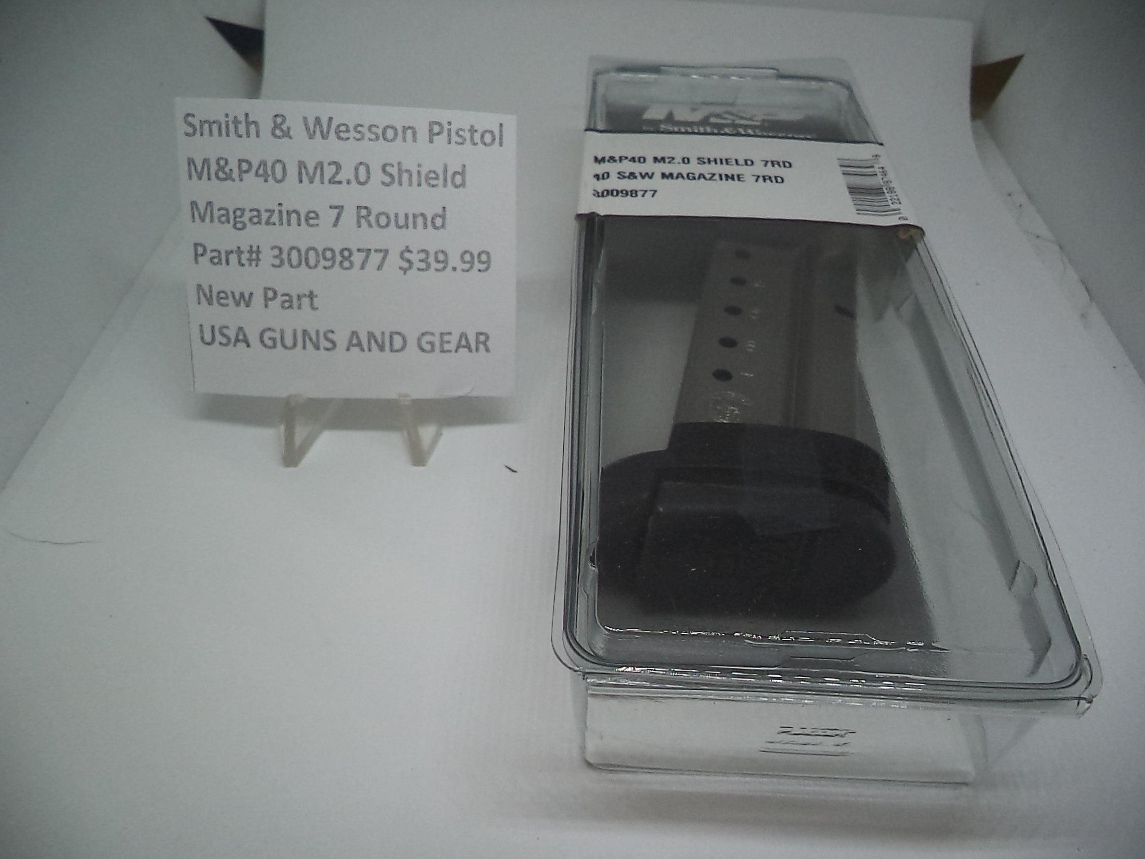 Smith & Wesson M&P 40 M2.0 Shield Magazine - 7 Round .40 S&W - Factory OEM 3009877