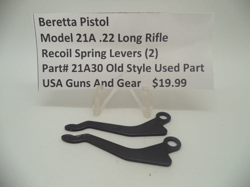 21A30 Beretta Pistol Model 21A .22 L.R Recoil Spring Levers
