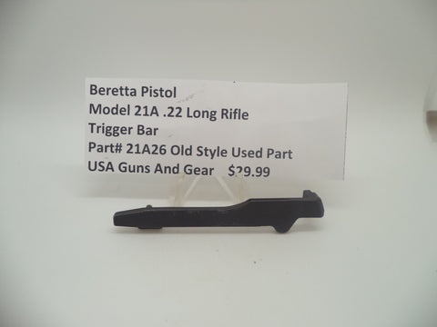 21A26 Beretta Pistol Model 21A .22 Long Rifle Trigger Bar Used Part