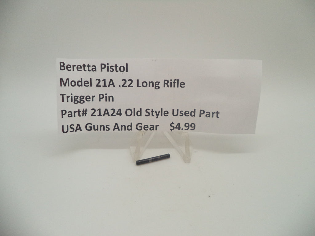 21A24 Beretta Pistol Model 21A .22 Long Rifle Trigger Pin Used Part