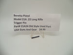 21A24 Beretta Pistol Model 21A .22 Long Rifle Trigger Pin Used Part