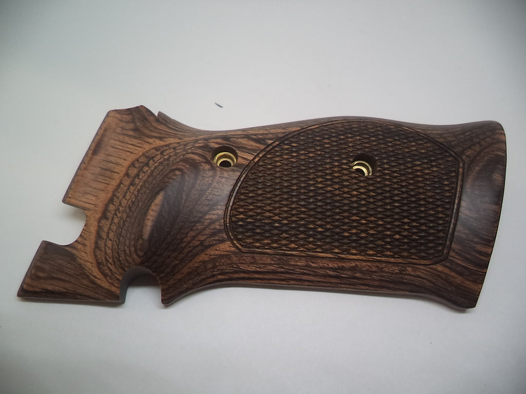 310380000 Smith & Wesson Model 41 .22 Auto Grips Checkered Hardwood New