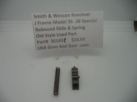 36143C Smith & Wesson J Frame Model 36 Rebound Slide & Spring Used Part