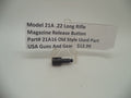 Beretta Pistol Model 21A .22 Long Rifle Magazine Release Button