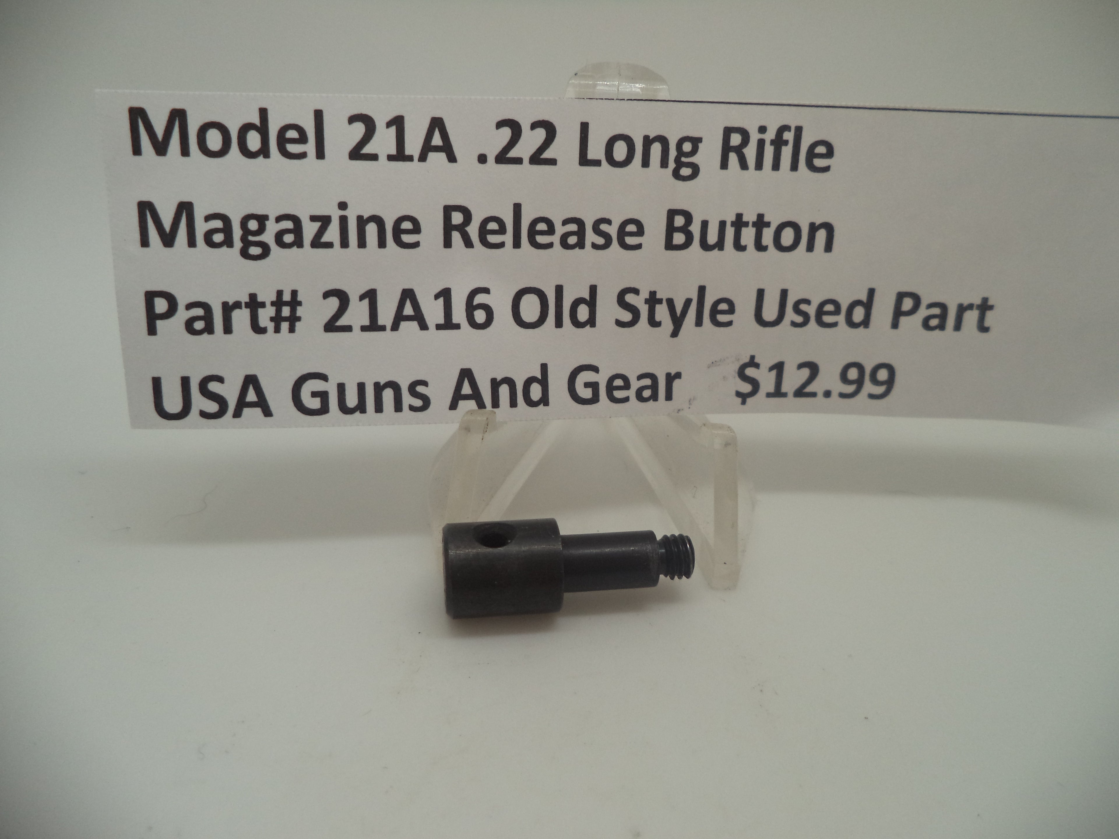 Beretta Pistol Model 21A .22 Long Rifle Magazine Release Button