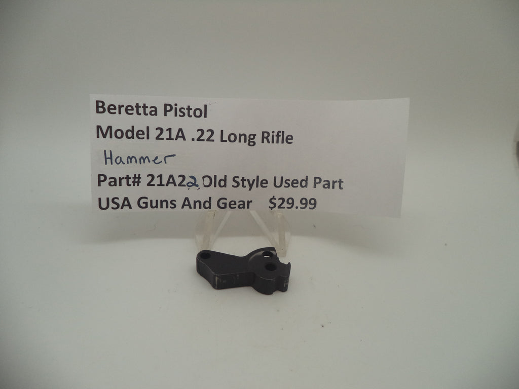 21A22 Beretta Pistol Model 21A .22 Long Rifle Hammer Used Part